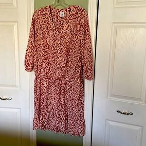 Cabi mild animal print dress!